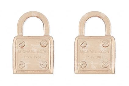 michael kors padlock earrings